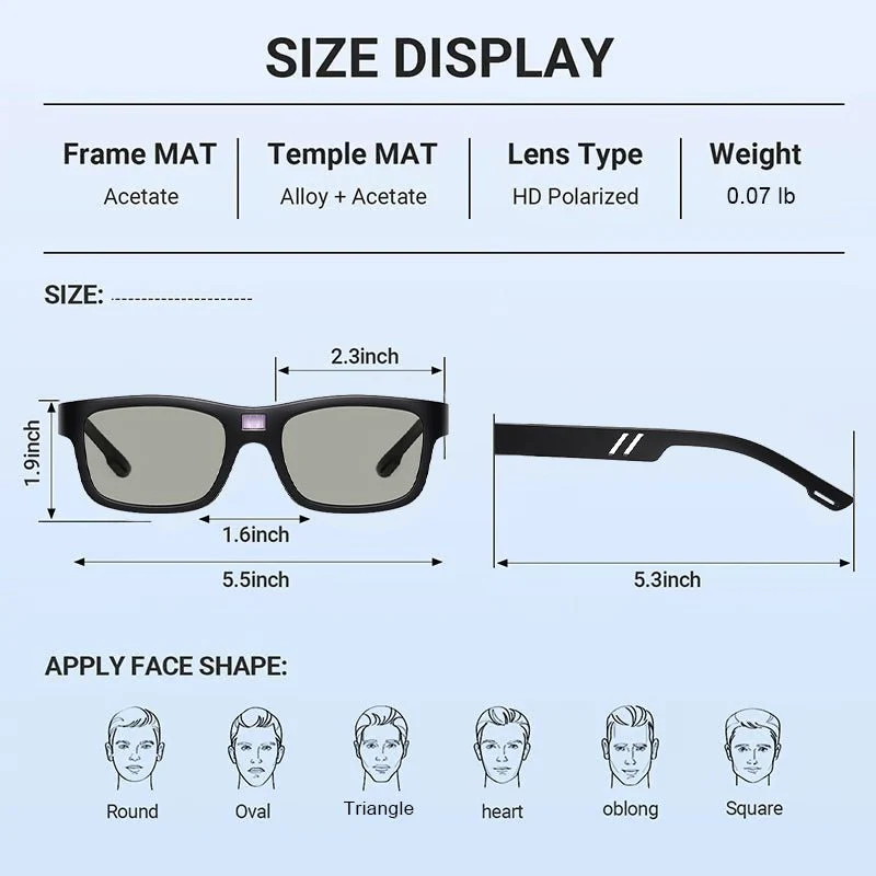 😎Classic Smart Photochromic Polarized Sunglasses(50% OFF) - Image 8