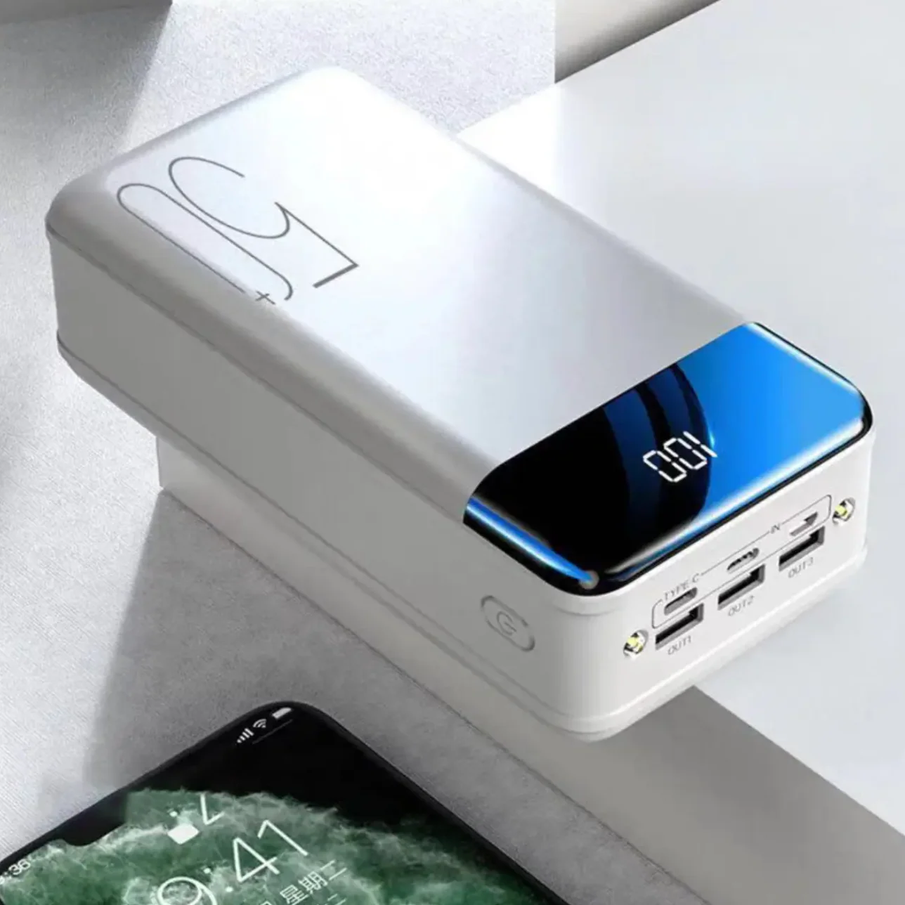 50.000-mAh-Powerbank - Schnellladung mit Multi-Anschluss - Image 2