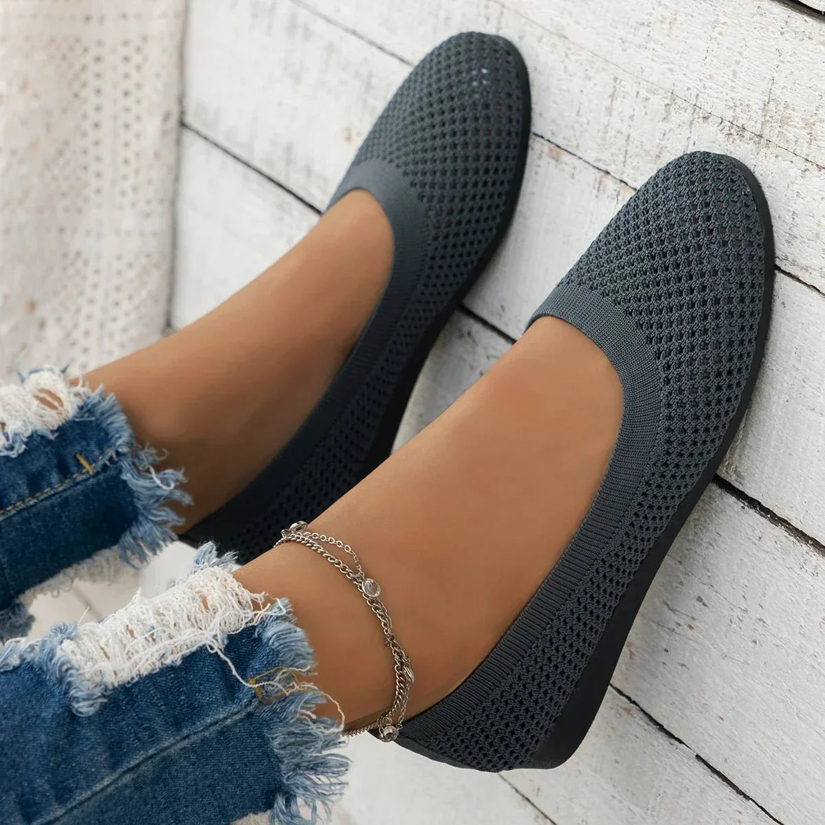 Colours Breathable Women's Loafers - Image 9