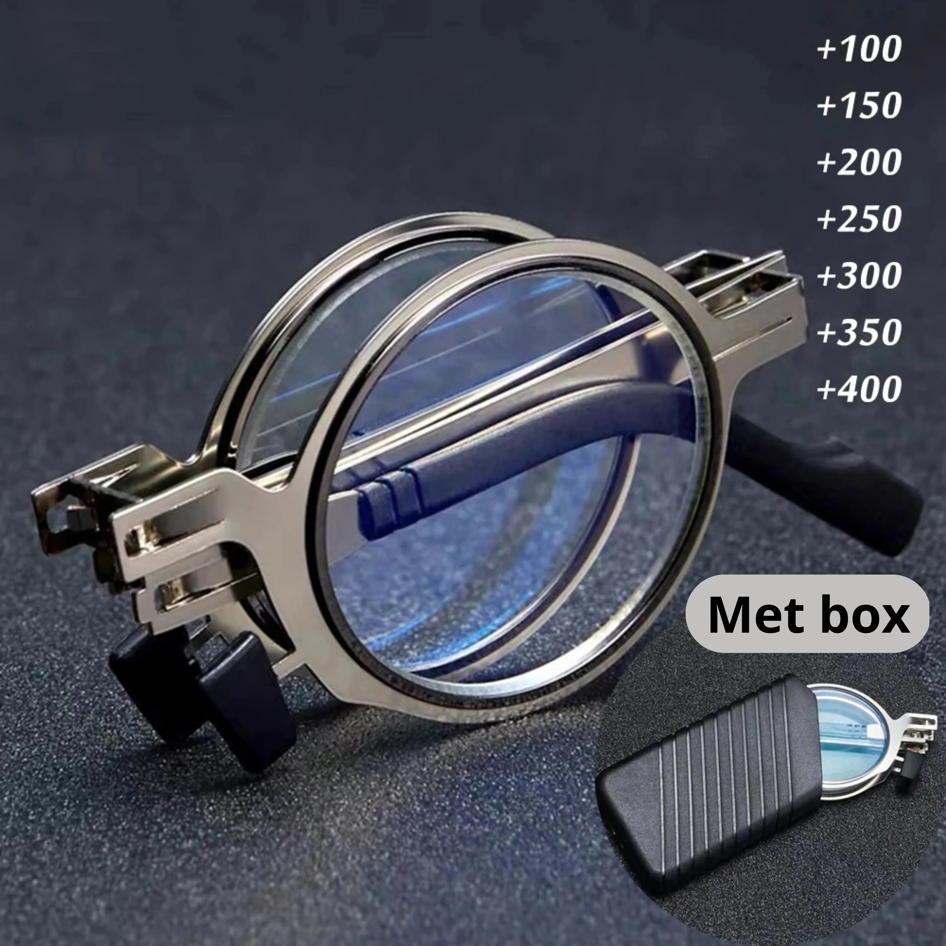 Compact Reading Glasses | Foldable Design with Blue Light Filter - Image 4