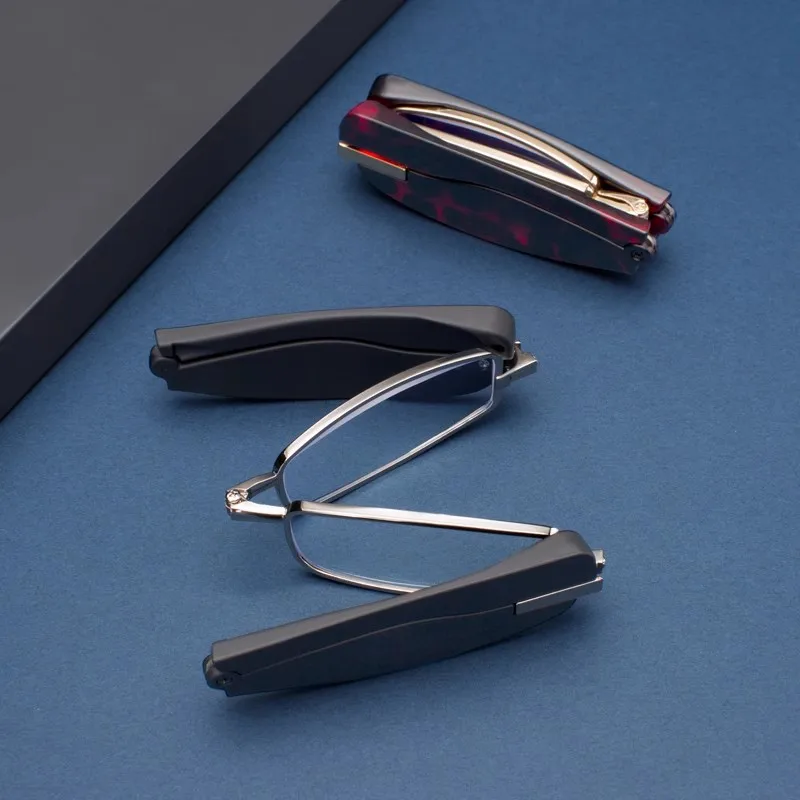 Compact Reading Glasses | Foldable Metal Frame Design