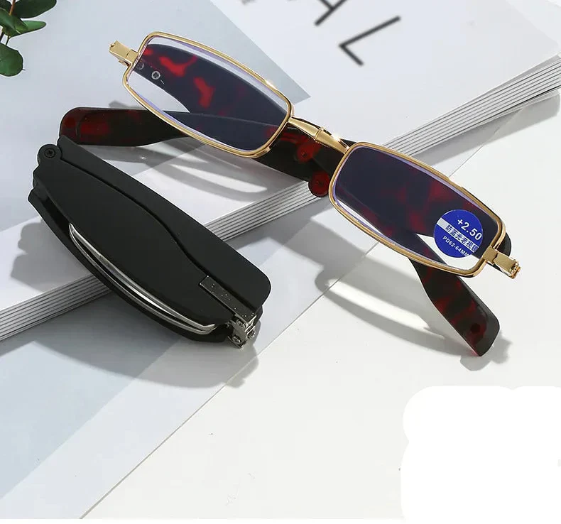 Compact Reading Glasses | Foldable Metal Frame Design - Image 7