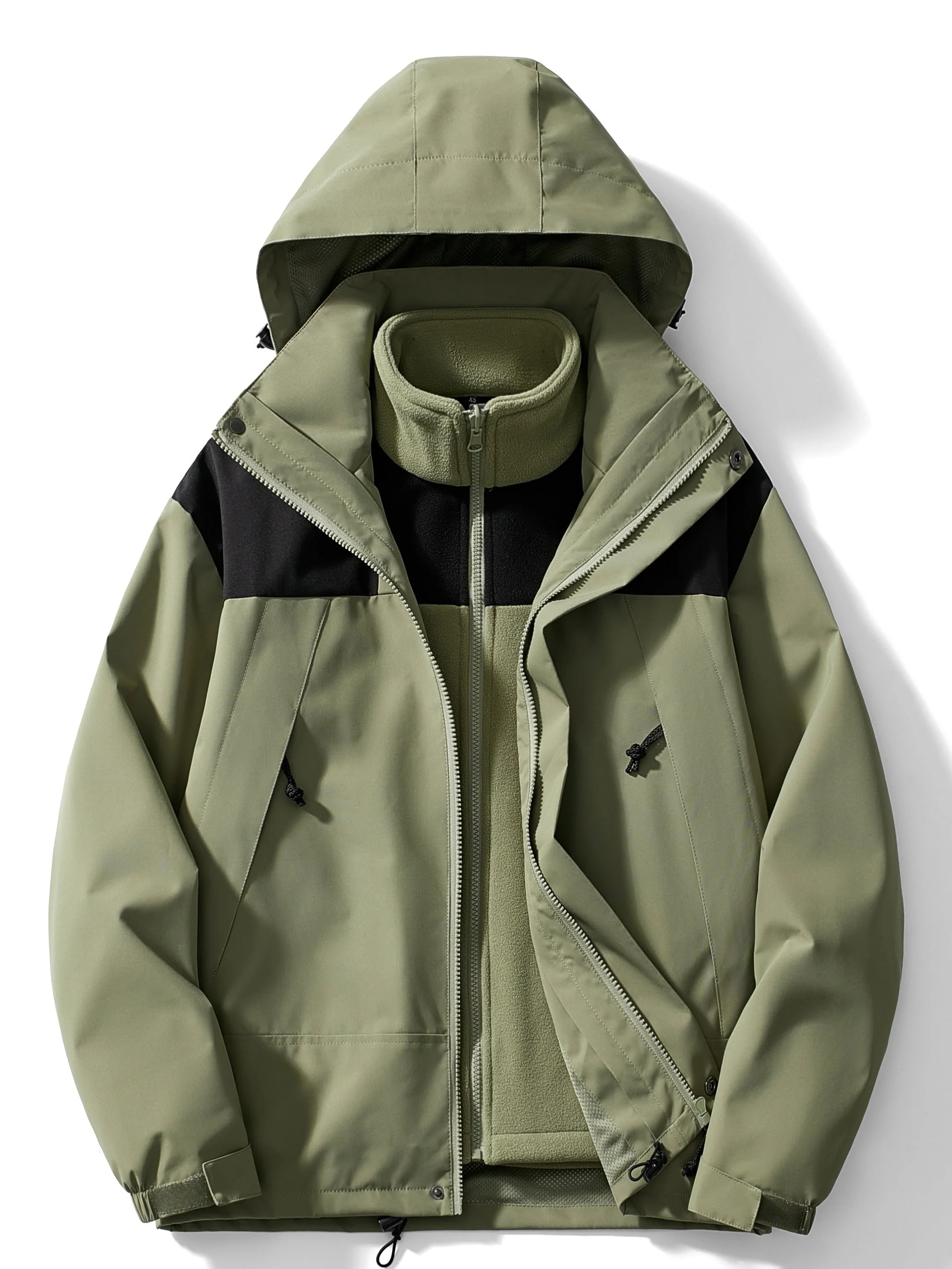 Damen 3-in-1 Outdoorjacke - Warm mit Kapuze - Image 3