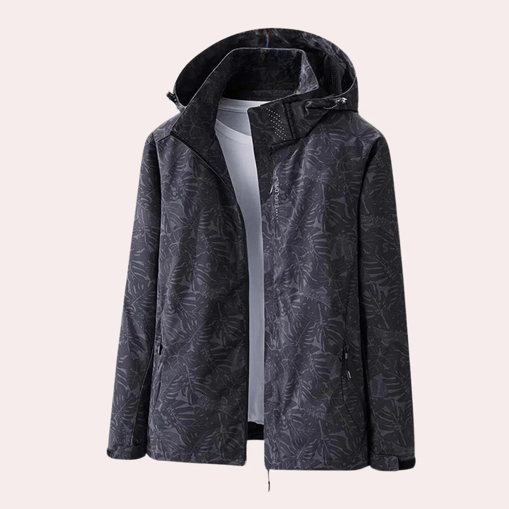 Damen Bedruckte Windbreaker - Abnehmbare Kapuze Design - Image 5
