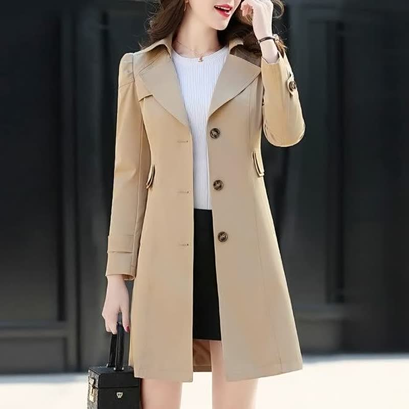 Damen Eleganter Trenchcoat - Stilvolle Oberbekleidung - Image 4