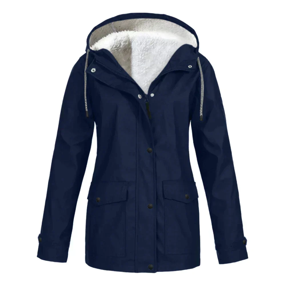 Damen Gemütliche Wasserdichte Jacke - Warme Innenfutter-Funktion - Image 5