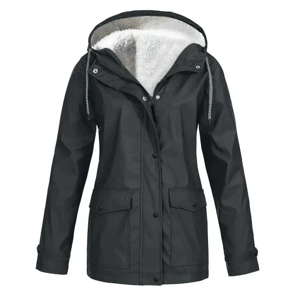 Damen Gemütliche Wasserdichte Jacke - Warme Innenfutter-Funktion - Image 6