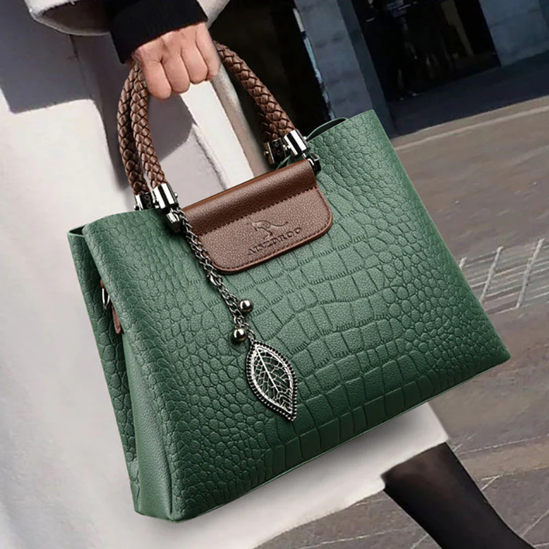 Damen Handtasche - Satchel mit Tragegriff - Image 3