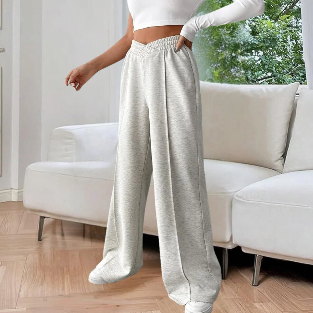 Damen High-Waist Wide-Leg Joggers - Entspannte & Flexible Passform - Image 6