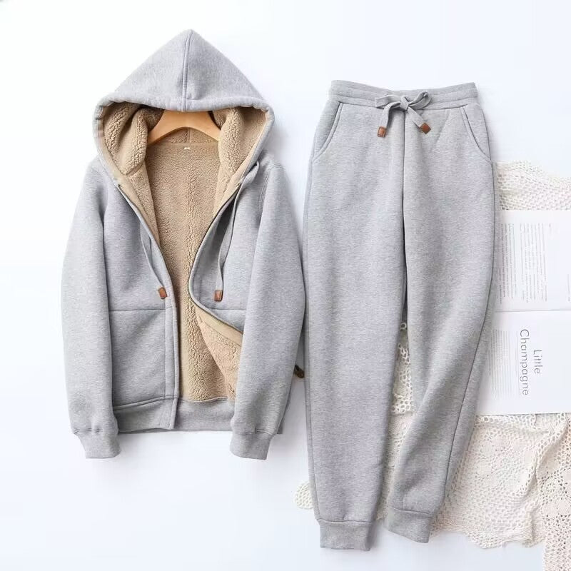 Damen Hoodie- und Jogger-Set - Weich Gefüttert & Entspannte Passform - Image 2