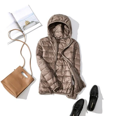 Damen Kapuzen-Pufferjacke - Gemütliche Oberbekleidung - Image 6