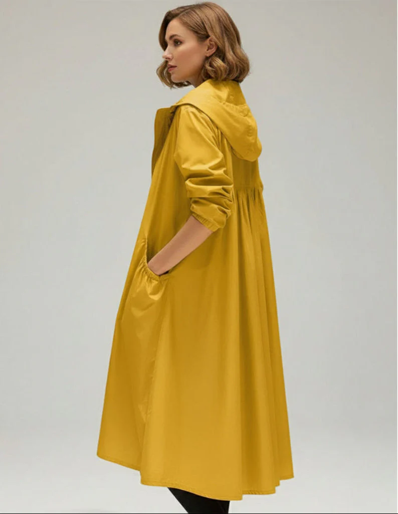 Damen Lange Wasserdichte Jacke - Warme Oberbekleidung - Image 3