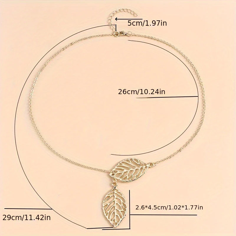 Damen Minimalistische Lariat Halskette - Y-förmiger Tropfenstab - Image 6