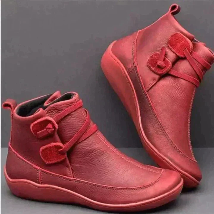 Damen Orthopädische Stiefeletten - Wasserdicht & Flache Sohle - Image 3
