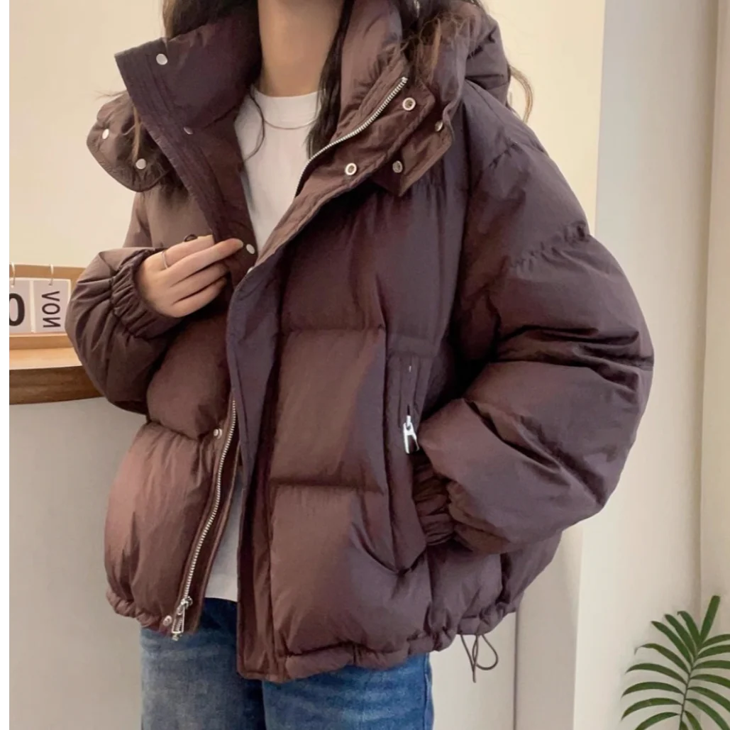 Damen Oversized Puffer Jacke - Wasserdicht mit Kapuze - Image 2