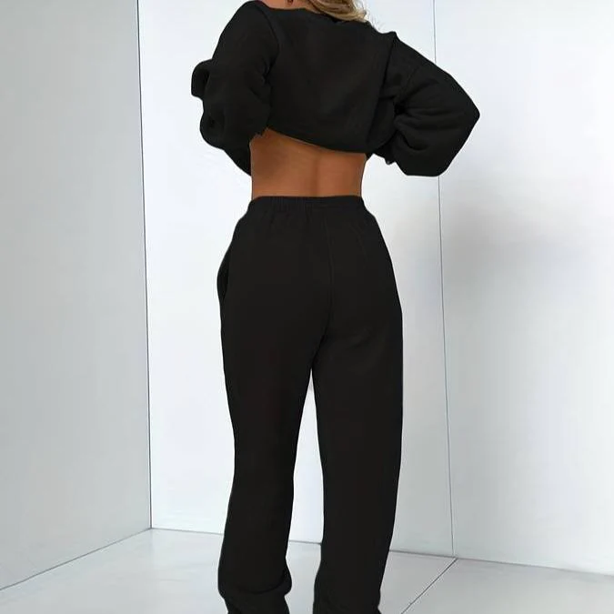 Damen Pullover & Jogger Set - Gemütlich und Stilvoll - Image 2