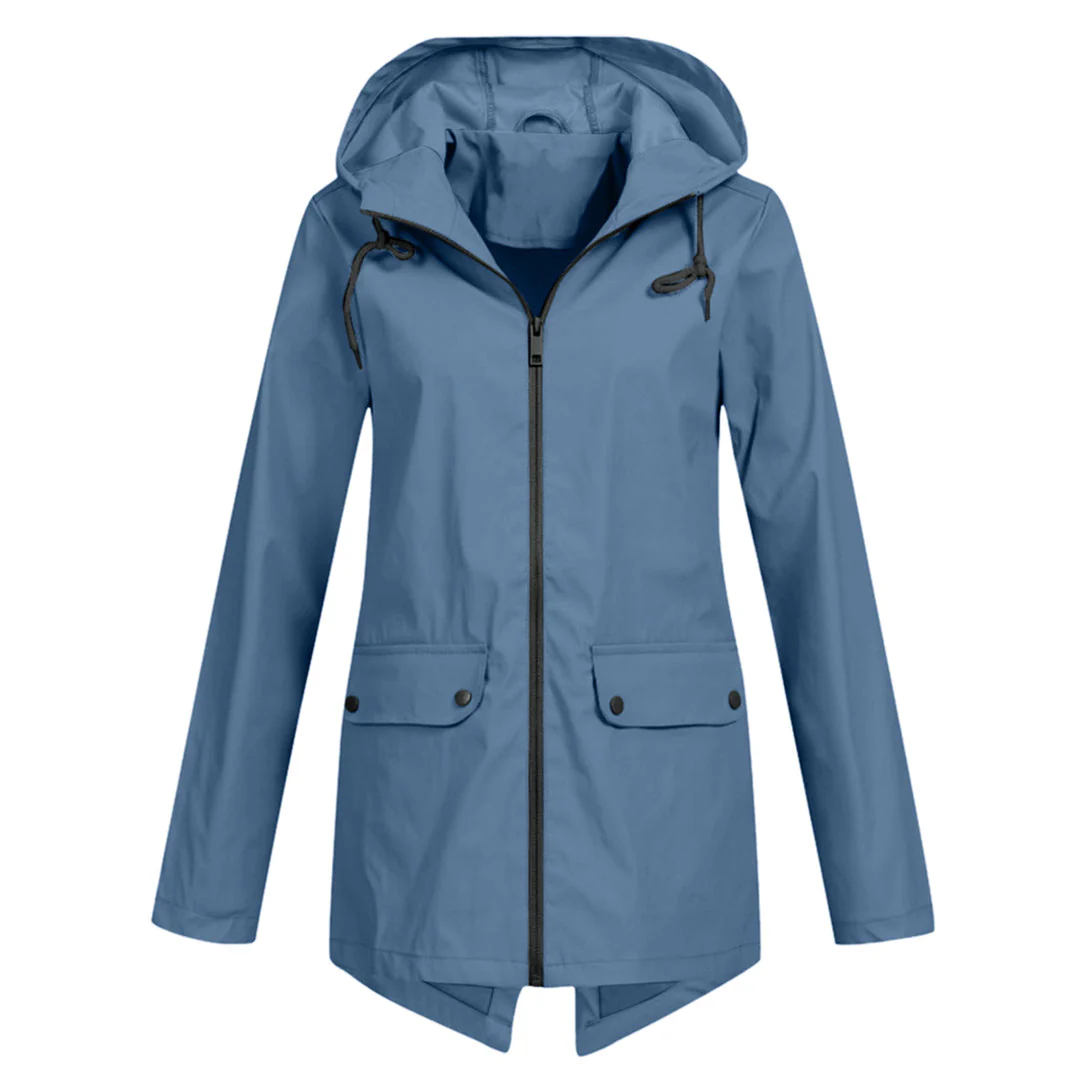Damen Stilvolle Wasserdichte Jacke - Verstellbare Kapuzenfunktion - Image 3