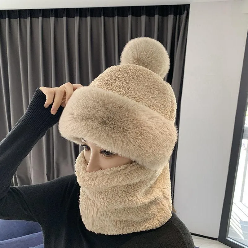 Damen Strick Winter Balaklava Mütze - Gesichtsmaske & Schal - Image 4