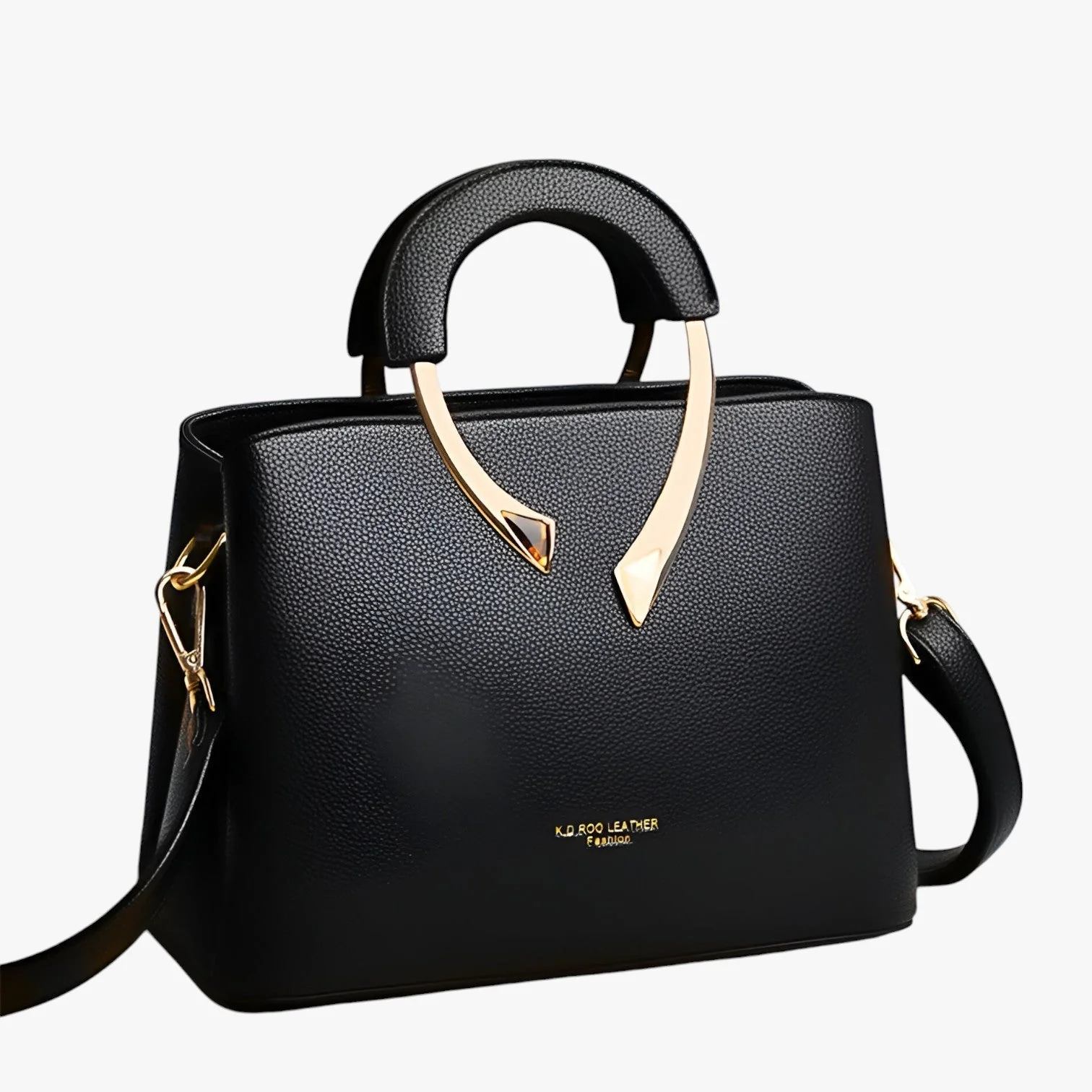 Damen Tote Bag - Eleganter Gold-Akzent - Image 2