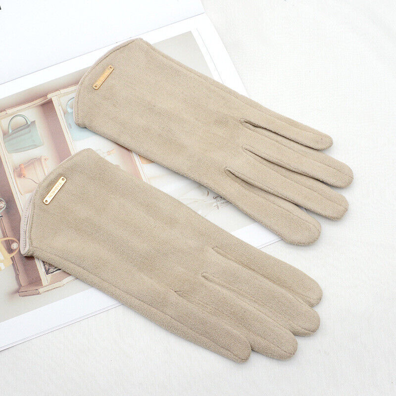 Damen Touchscreen-Winterhandschuhe - Geschmeidiges Finish und Metall-Akzent - Image 2
