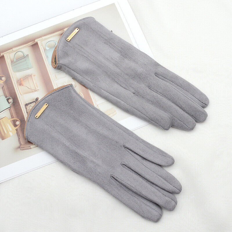 Damen Touchscreen-Winterhandschuhe - Geschmeidiges Finish und Metall-Akzent - Image 4