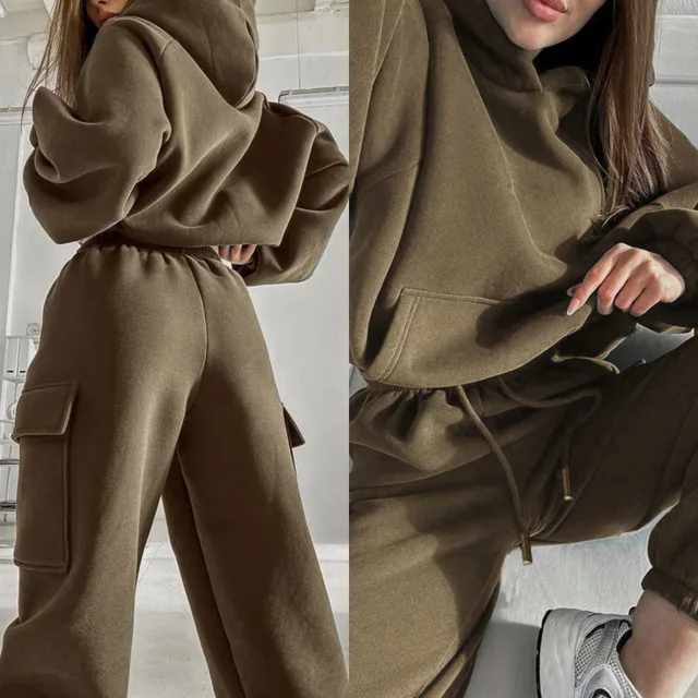 Damen Trainingsanzug Set - Kapuzenpullover & Jogginghose - Image 3