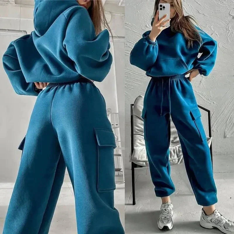 Damen Trainingsanzug Set - Kapuzenpullover & Jogginghose - Image 5