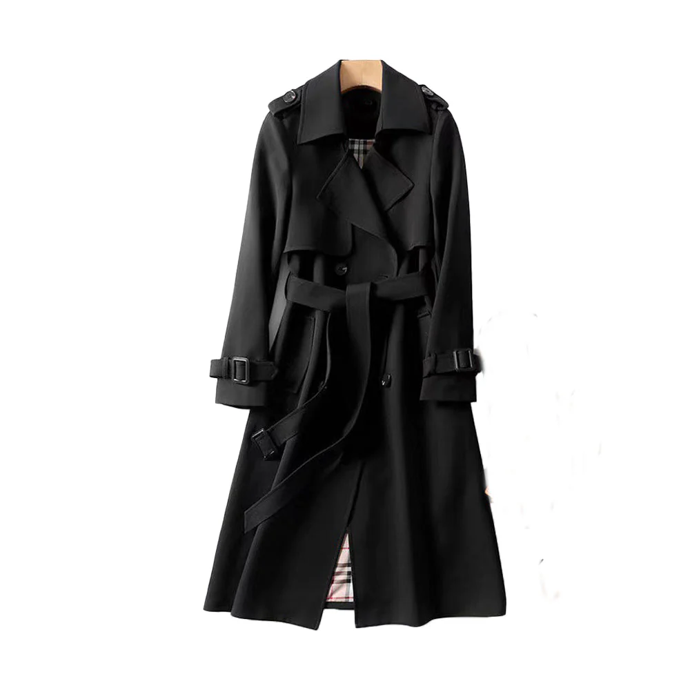 Damen Trenchcoat mit Doppelknopfleiste - Klassische Oberbekleidung - Image 3