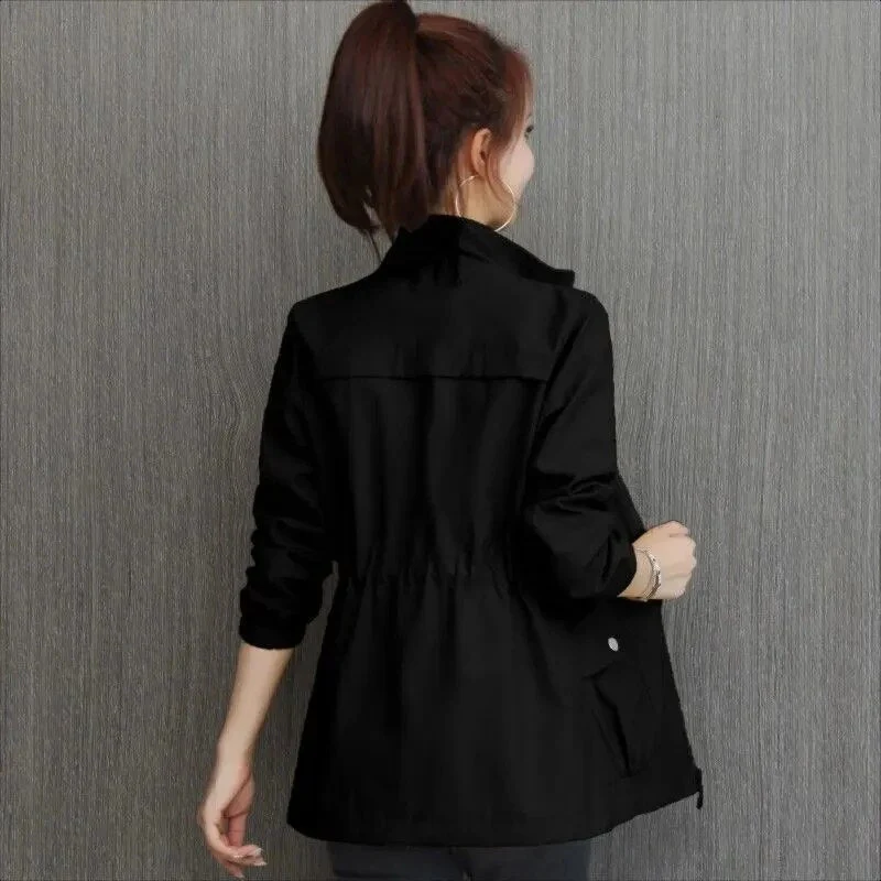 Damen Übergangsjacke - Stehkragen mit Verstellbarer Taille - Image 6