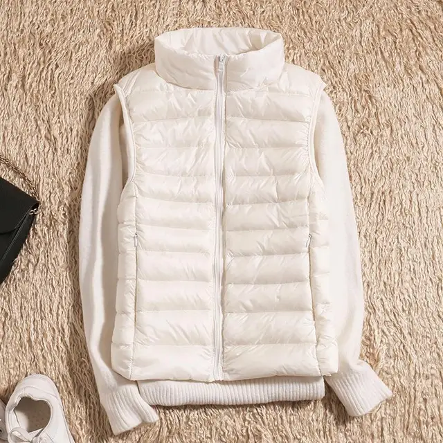 Damen Ultra Leichte Puffer Gilet - Gesteppt & Packbar - Image 3