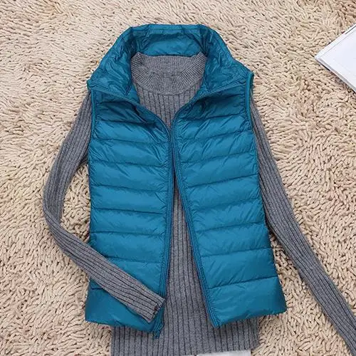 Damen Ultra Leichte Puffer Gilet - Gesteppt & Packbar - Image 4