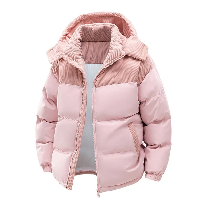 Damen Winter Pufferjacke - Verstellbare Kapuze mit Seitentaschen - Image 8