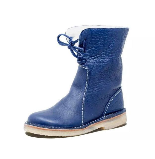 Damen Winterstiefel - Niedriger Absatz mit Weichem Futter - Image 3
