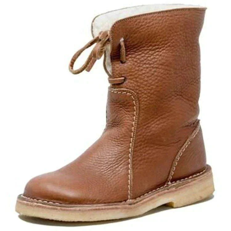 Damen Winterstiefel - Niedriger Absatz mit Weichem Futter - Image 5