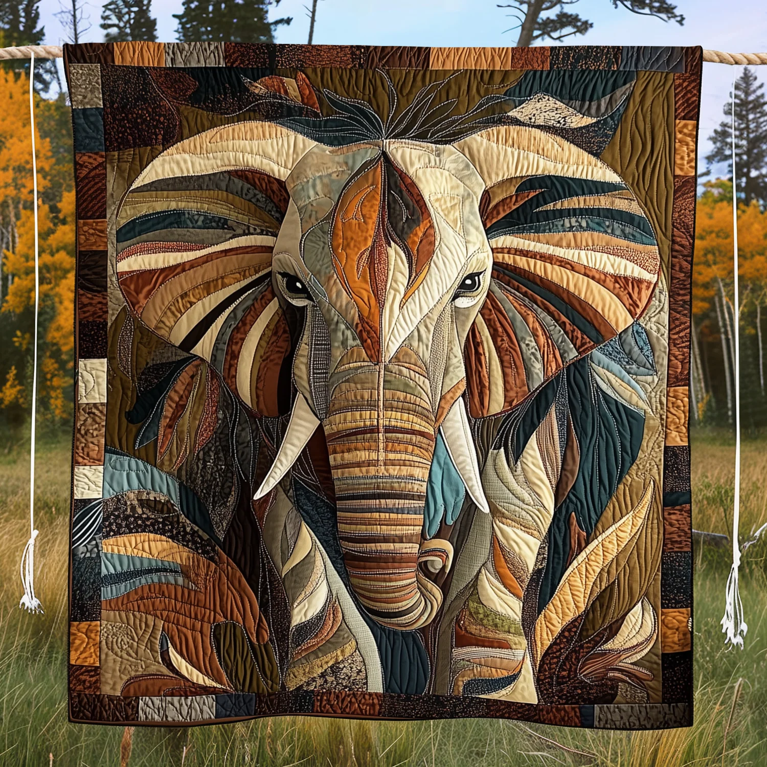 Elefant Decke - Weiches Strukturiertes Bettzeug - Image 2