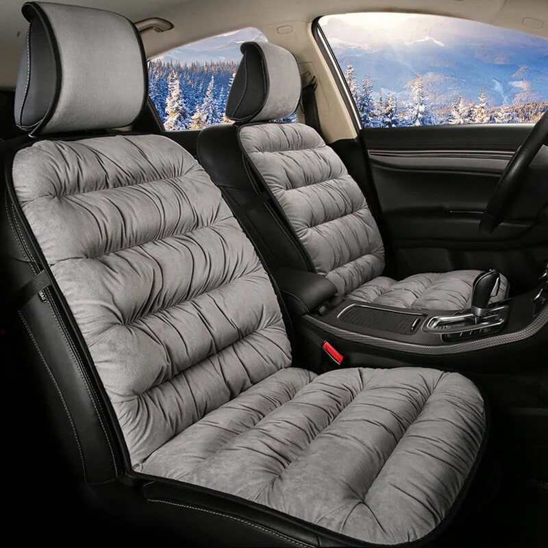 Gestepptes Autositzauflage - Anti-Rutsch Auto Kissen Set - Image 2