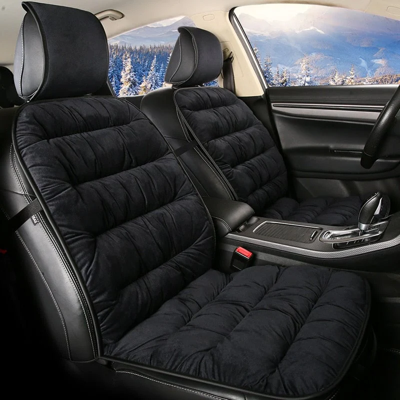 Gestepptes Autositzauflage - Anti-Rutsch Auto Kissen Set - Image 3
