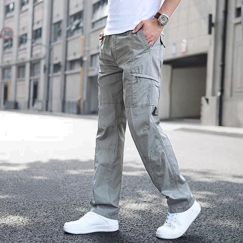 Herren Cargohose mit Lockerer Passform - Gerades Bein mit Multi-Taschen - Image 3