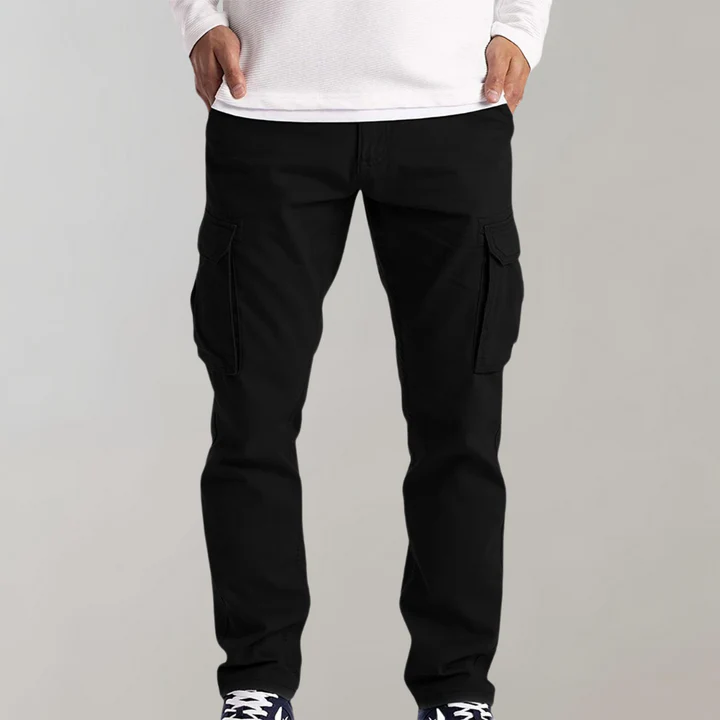 Herren Cargohose mit lockerer Passform - Gerades Bein und Multi-Taschen - Image 4