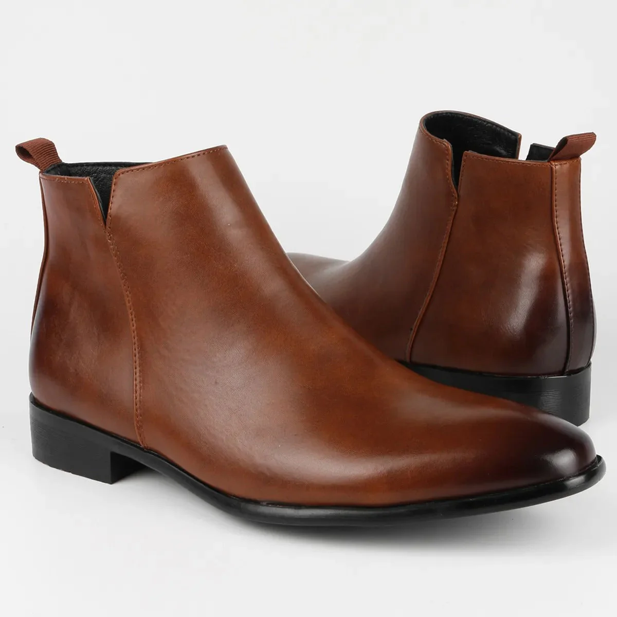 Herren Formelle Stiefeletten - Seitlicher Reißverschluss - Image 2