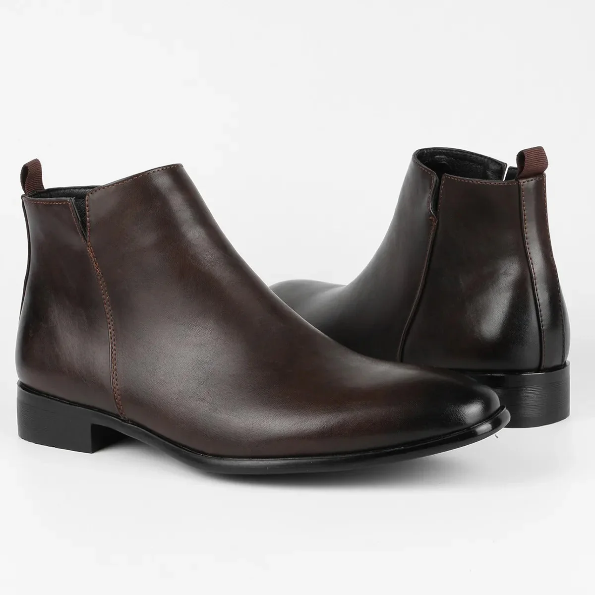 Herren Formelle Stiefeletten - Seitlicher Reißverschluss - Image 4