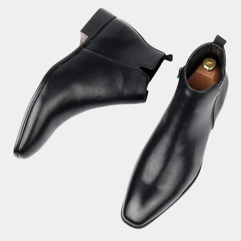 Herren Formelle Stiefeletten - Seitlicher Reißverschluss - Image 6