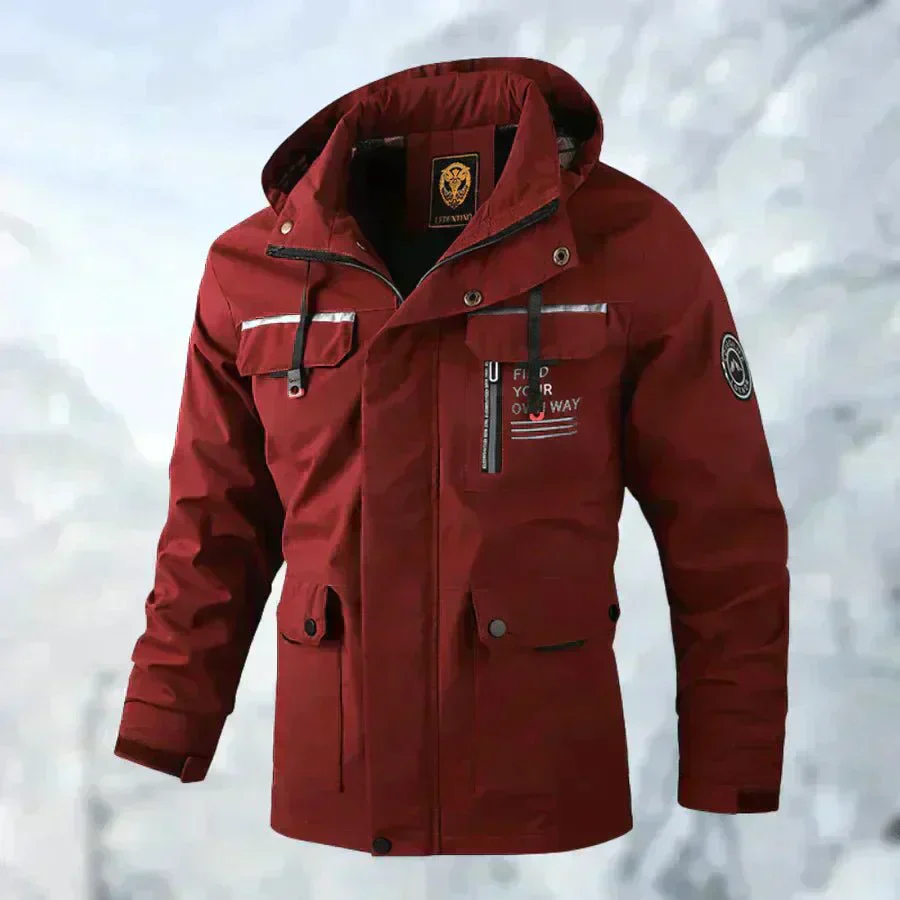Herren Gefütterte Taktische Winterjacke - Wasserabweisend & Mehrfachtaschen - Image 5