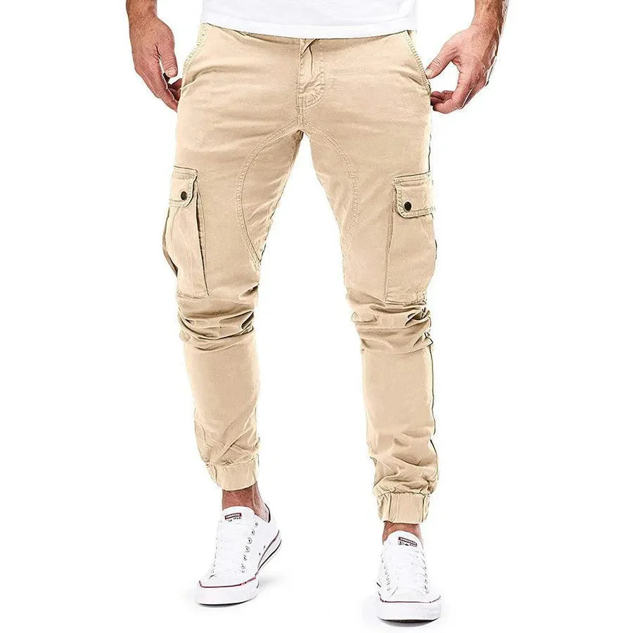 Herren-Kordelzug-Cargohose - Slim-Fit-Jogger-Stil - Image 10