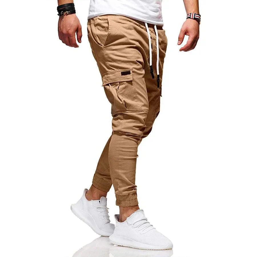 Herren-Kordelzug-Cargohose - Slim-Fit-Jogger-Stil - Image 12
