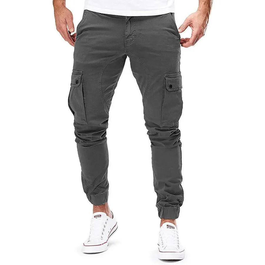 Herren-Kordelzug-Cargohose - Slim-Fit-Jogger-Stil - Image 3