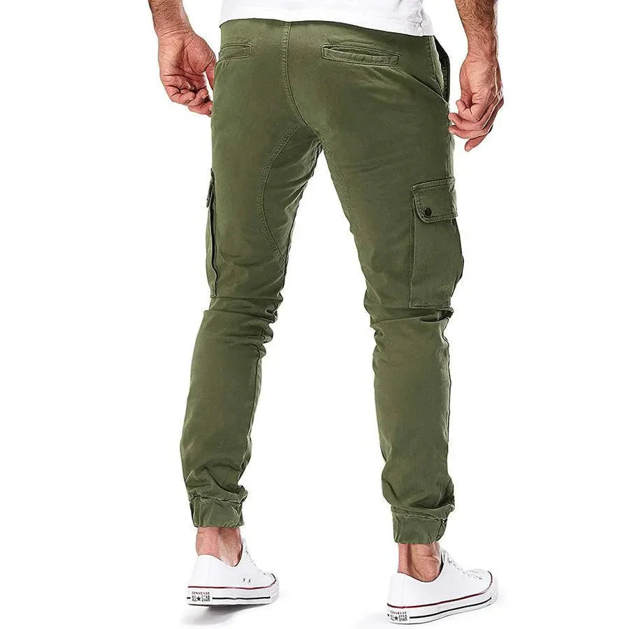 Herren-Kordelzug-Cargohose - Slim-Fit-Jogger-Stil - Image 4