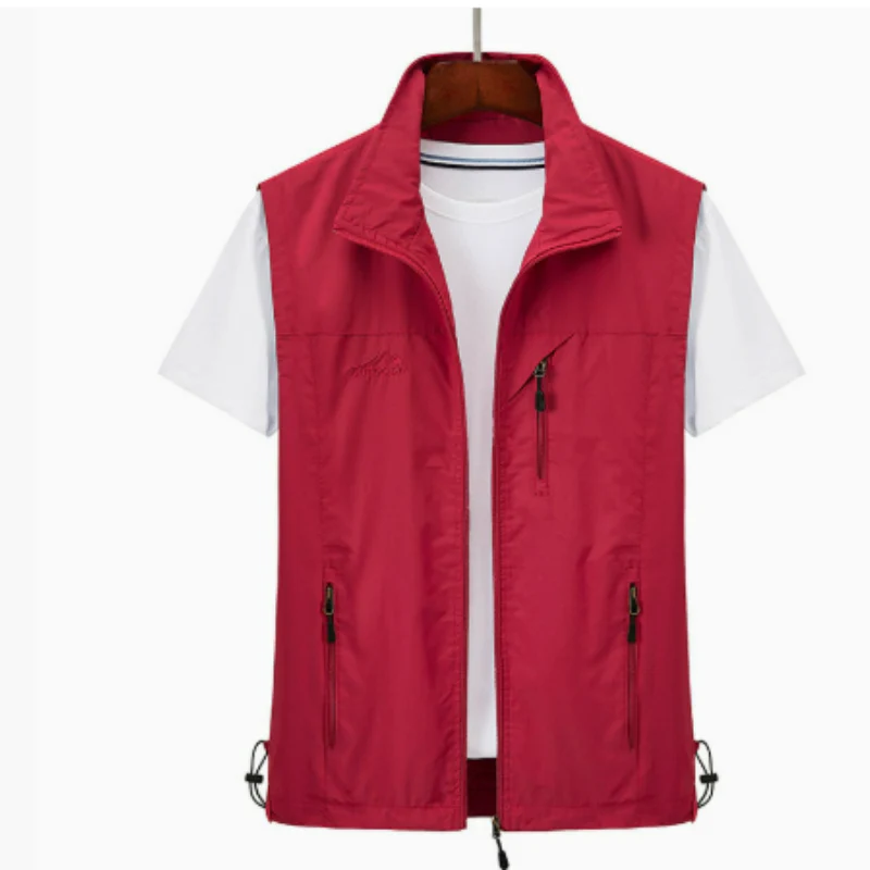 Herren Leichte Outdoor Gilet - Winddicht mit Reißverschlusstaschen - Image 2