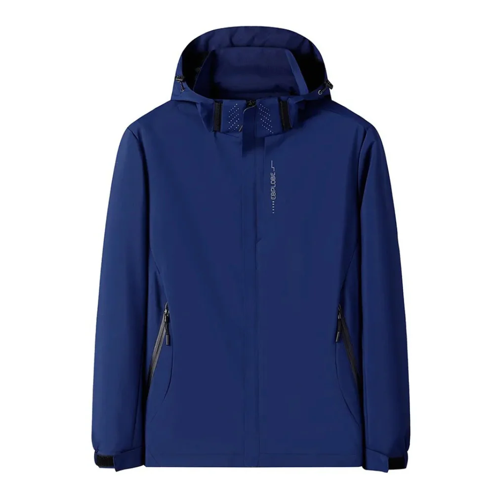Herren Marineblauer Windbreaker - Leichtes Design