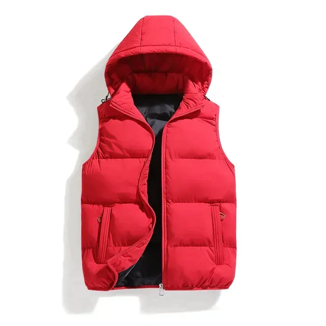 Herren Puffer Gilet mit Kapuze - Wattiert & Gesteppt - Image 6